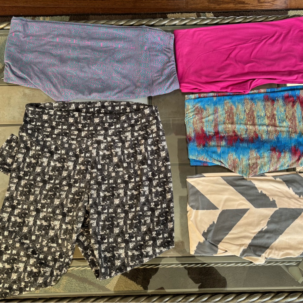 5 pairs LuLaRoe T&C - EUC